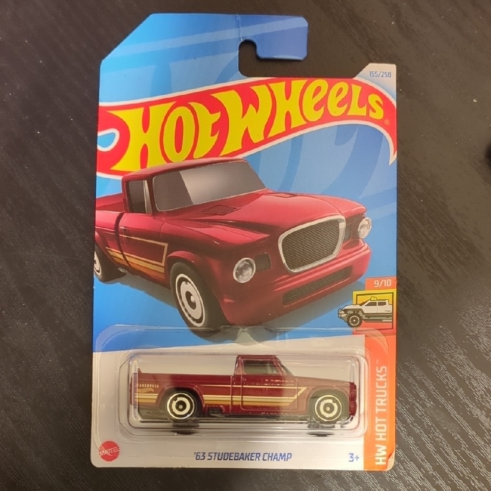 Mattel Red Hot Wheels Studebaker Champ Toy Car